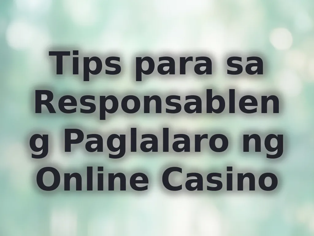 Responsible Gambling